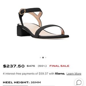 Stuart weitzman dancer 35 sandal